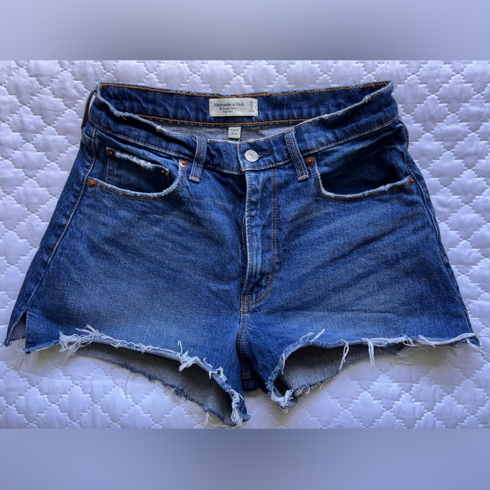 Abercrombie & Fitch Blue Jean Shorts